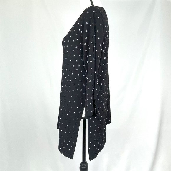 Clara Sun Woo Sparkle Tunic in Black, Size S, NEW - Picture 4 of 7